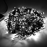 50M 500LED イルミネーションストリングライト 屋外 星空フェアリー LEDライト 高輝度 防水 防滴型 コントローラ付き (50M 500LED, ホワイト)