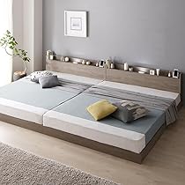 Amazon｜RASIK ベッド クイーン160(セミシングル+セミシングル) 国産