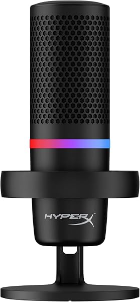 HyperX DuoCast USB Standalone Microphone for Telework/Streamer/Content Creator/Gamer/Compatible with PC, PS4, PS5 - Manufactu - 1