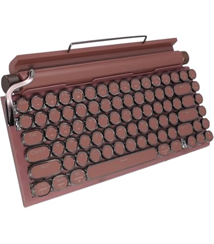 Amazon | Retro Typewriter Keyboard Wireless, Mechanical Gaming