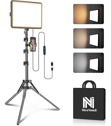 Amazon | LEDリングライト 10インチ 撮影用ライト USB 三脚 スタンド
