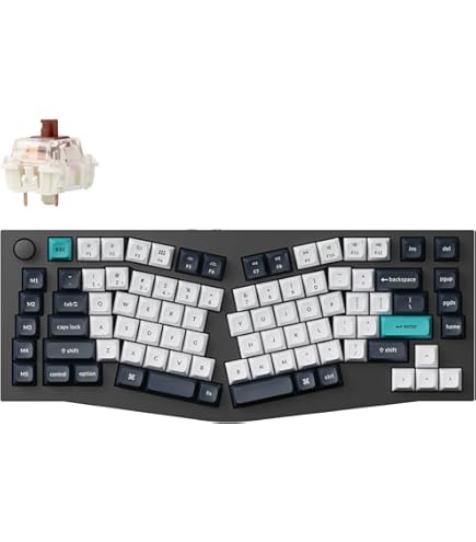Amazon | Keychron K15 Max 75% Aliceレイアウト QMKワイヤレス