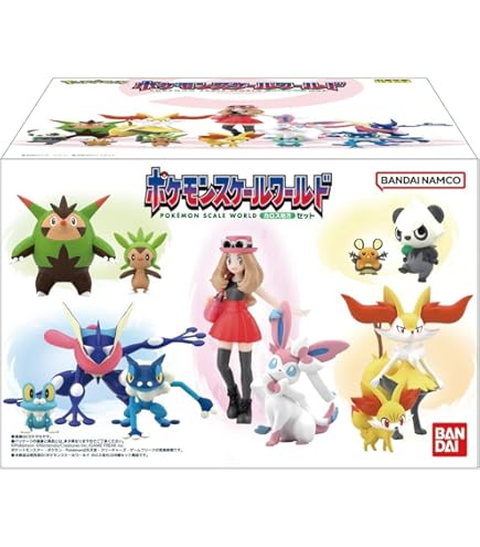 ポケモンスケールワールド　カントー地方　リーフ&ピクシー&ゲンガー　フィギュア ポケモンスケールワールド カントー地方 リーフ＆ピクシー＆ゲンガー