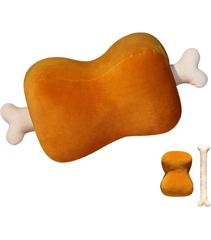 Amazon.co.jp: SSZY おもしろクッション 骨付き肉 ぬいぐるみ 大きい