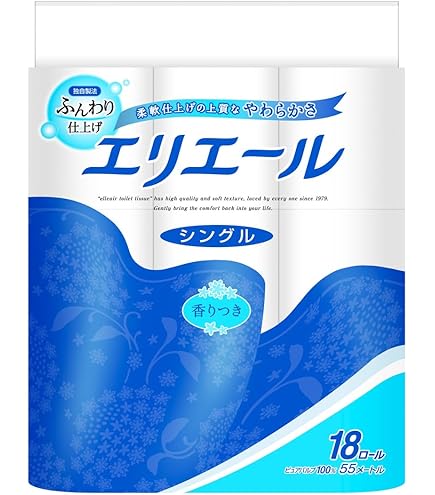 Amazon.co.jp: エリエール トイレットペーパー 30m×18ロール ダブル