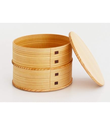 Amazon | 曲わっぱ 梅花弁当 2段 大館工芸社 弁当箱 | ノーブランド品