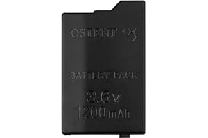 OSTENT High Capacity Quality Real 1200mAh 3.6V Lithium Ion Rechargeable Battery Pack Replacement for Sony PSP 2000/3000 PSP-S