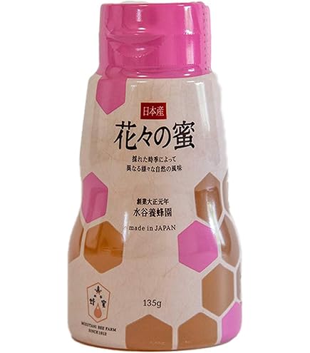 Amazon | 水谷養蜂園 国産花々の蜜 600g | 水谷養蜂園 | はちみつ 通販