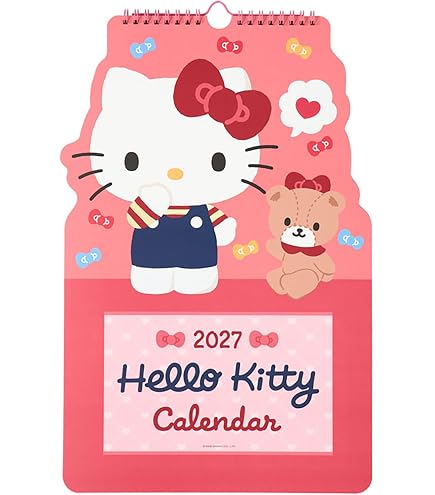 Amazon.co.jp: サンリオ(SANRIO) ダイカットカレンダー 2025年 ハロー