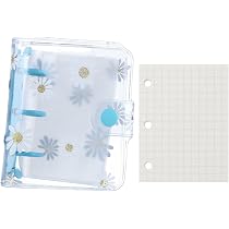 Amazon.co.jp: ミニシステム手帳 3穴バインダー 可愛い 防水 キラキラ