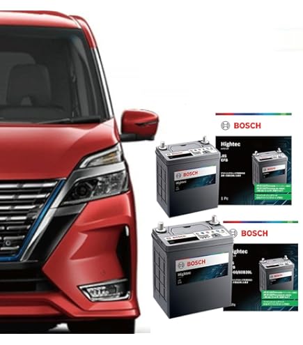 カーバッテリー2点セット 日産セレナ用に購入 カーバッテリー2点セット