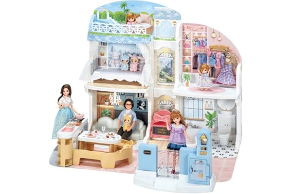 タカラトミー(TAKARA TOMY) リカちゃん おしゃべりオートロック 2階建てのグラン･メゾン (初回限定版) 着せ替え おままごと おもちゃ 3歳以上 【日本おもちゃ大賞2025 共遊玩具部門 大賞】