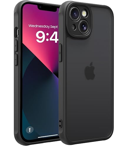 Amazon.co.jp: PLATA プラタ iPhone13 ケース カバー ブラック 黒
