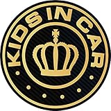 KIDS IN CARマグネット（ゴールド）