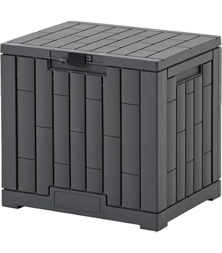 大容量 収納BOX ベンチ 190L 屋外 ゴミ ストレージボックス Amazon.co.jp: 大容量 収納BOX ベンチ 190L 屋外 ゴミ ストレージ