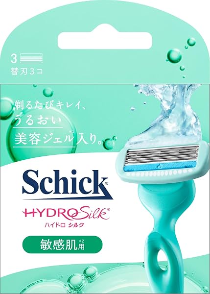 Schick(シック) ハイドロシルク 敏感肌用 替刃(3コ入) 女性用 カミソリ - 1