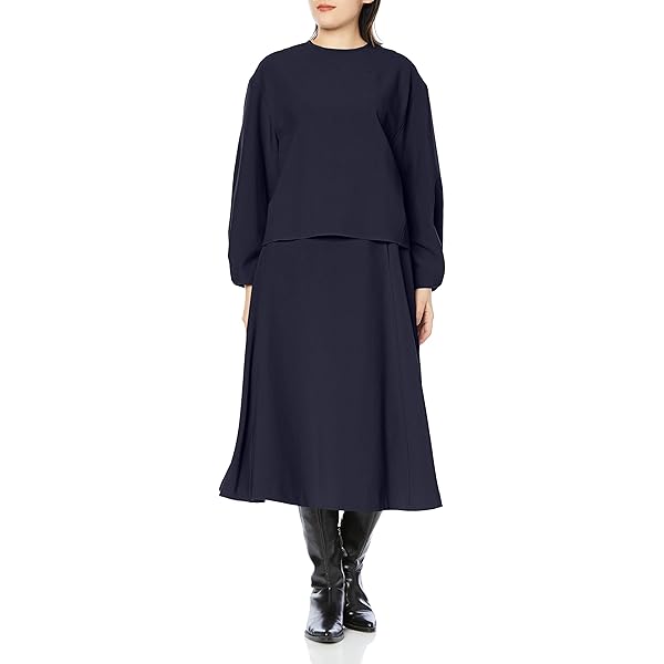 Amazon.co.jp: [セルフォード] レース衿マーメイドワンピース