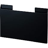 山崎実業(Yamazaki) ランチョンマット収納 ブラック 約W45XD2XH30cm タワー マグネット収納 多機能 隙間収納 4797