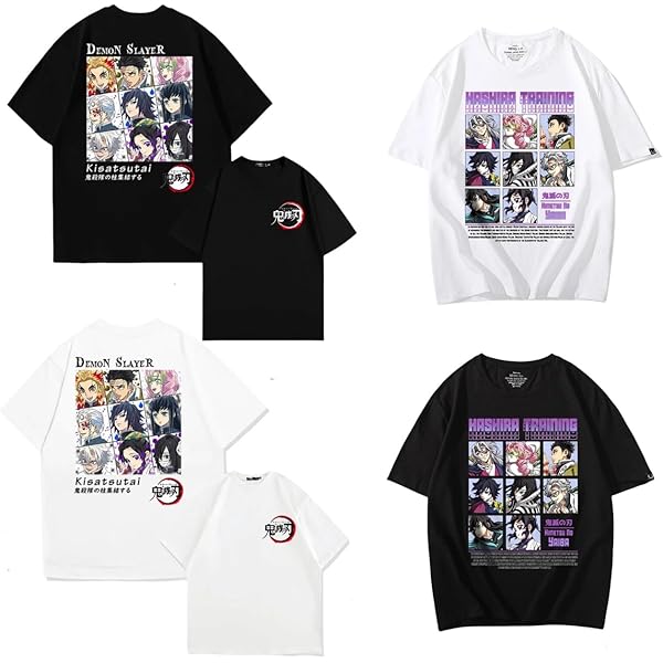 Amazon.co.jp: 鬼滅の刃 ボトルTシャツ ブラック F フリーサイズ