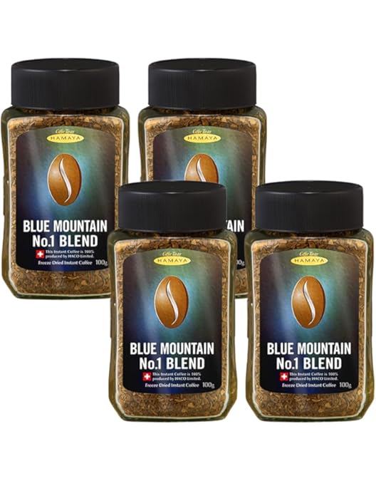 インスタントコーヒー ハヤマ ブルーマウンテン No.1ブレンド 100g×4個 インスタントコーヒー ハヤマ ブルーマウンテン No.1ブレンド 100g×4個
