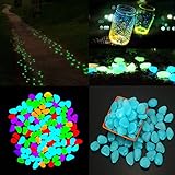 100 台の PC が燃えて人工小石石ガーデンパス植木鉢の装飾風景夜光石