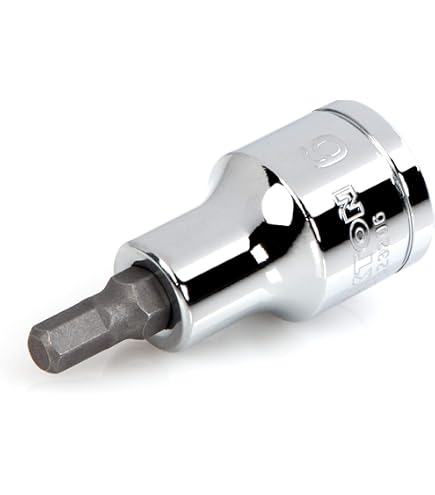 GEARWRENCH 1/2" Drive Long Length Hex Bit Socket, 6mm - 82579, S2 Steel