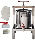 Amazon | CGOLDENWALL 蜂蜜 分離器 蜂蜜圧搾機 10L 手動 304ステンレス