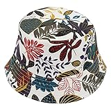 ベビー用ハット つば広 赤ちゃんキャップ サファリハット キッズ 帽子 子供サンバイザー フィッシャーマンハット 花柄 女の子 男の子 男女児 日焼け (パターン2)