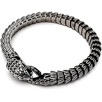 Amazon | [silver KYASYA]重厚 ブレスレット メンズ おしゃれ