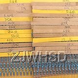 金属皮膜抵抗 1/4W（0.25W） 許容差±1% オリジナルセット (1Ω～10MΩ) 56種類 各20個（合計1120個）盛り合わせ キット セット 龜旅