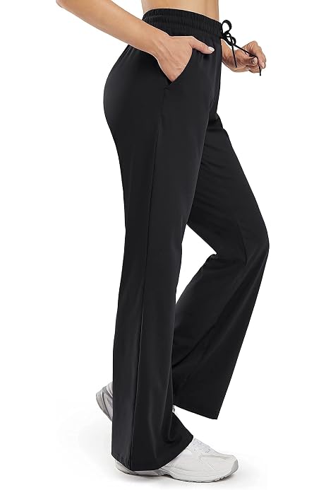 SATINA Women's High Waisted Flare 