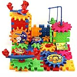セット赤ちゃん教育玩具電動ギア建物ブロックChangeable Toy