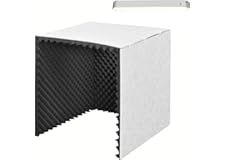 吸音ブース パーソナルブース フェルトボード パーテーション zoom会議 電話営業用 仕切り 防音 吸音 オフィス 在宅ワーク テレワーク 個別ブース 自宅 簡易 プライベートブース 飛沫防止 ＊LEDライト付き