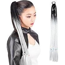 Amazon.co.jp: NOELAMOUR ヘアエクステ ウィッグ 三つ編み