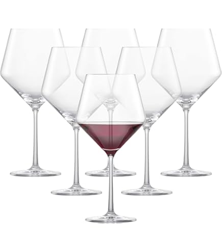 wine glasses large Colored Crystal Wine Glass Set of 6