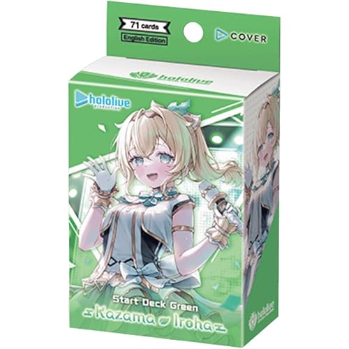 Hololive Official Card Game: Green Kazama Iroha Start Deck (SD06E) - 71 Cards