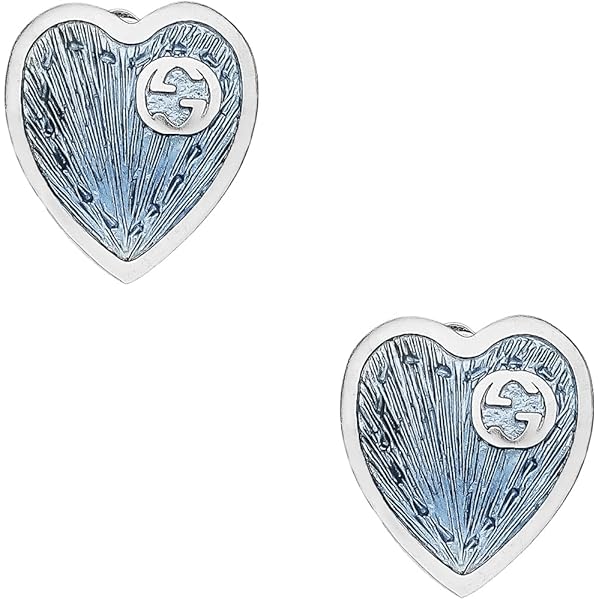 グッチ ピアス ハート 925 シルバー　美品 Amazon.co.jp: グッチ ピアス GUCCI ハートピアス TRADEMARK