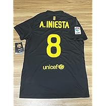 イエロー系独特な 送料無料 Fcバルセロナ 11 12 アウェイユニフォーム No 8 A Iniesta ウェア サッカー フットサルイエロー系 16 956 Massclinic Org