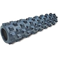 【新品未使用】正規品 ランブルローラー ロングサイズ 黒 マッサージローラー Amazon.co.jp: ランブルローラー／Rumble Roller（ミドルサイズ
