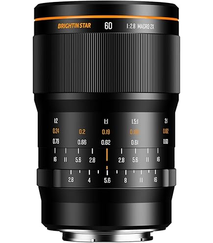 Amazon.co.jp: PERGEAR 60mm F2.8 II Macro Lens, Manual Focus, 2X