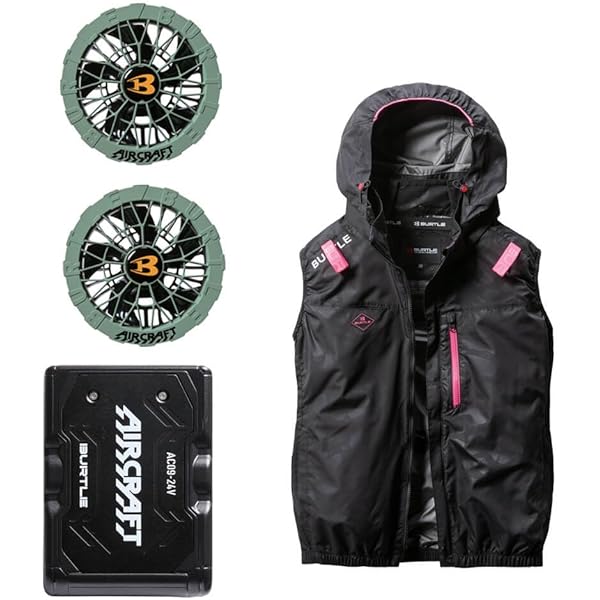 BURTLE ACR03A グレー ベスト 24Vバッテリー付き BURTLE ACR03A グレー ベスト 24Vバッテリー付き BURTLE ACR03A