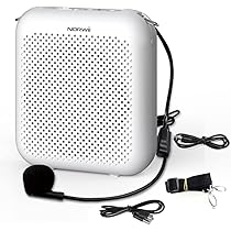 Amazon | NORWII拡声器ポータブル充電式ミニ音声増幅器、有線