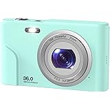 デジカメ WINAKETH デジタルカメラ オートフォーカス 4800万画素 1080P録画 8MP CMOSセンサー搭載 手ぶれ補正 デジタル16倍ズーム 多機能 顔検出 3連写 2.44インチIPS液晶パネル 緑
