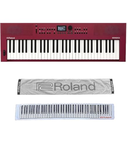 【新品同様】Roland ローランド Go Keys3 ダークレッド Roland GO:KEYS 3 Music Creation Keyboard - Dark Red - The Music Den