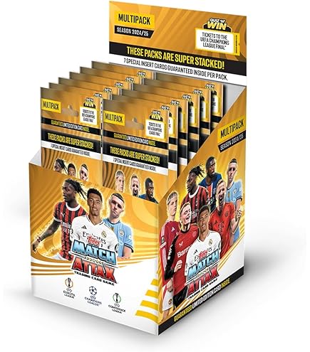 Topps Match Attax UEFA Champions League Eco Pack 2025/2026 – 39 kaarten incl. 2 beperkte editions & 1 exclusieve Graduate kaart – incl. HeartGlobal verzendbeveiliging