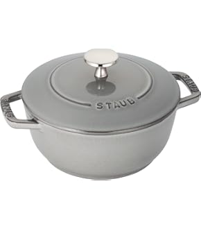 Amazon.co.jp: staub ストウブ 「 ベビー ウォック 16cm グレー