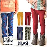 (ディラッシュ) DILASH 秋'15 星柄＆無地のびのびストレッチストレートパンツ 80 マスタード