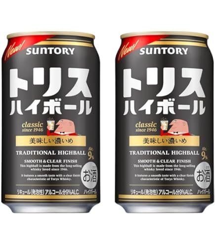 Amazon.co.jp: サントリー トリスハイボール 美味しい濃いめ 350ml×3