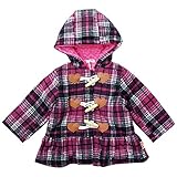 《秋冬春対応》 CHILD CHAMP(チャイルド チャンプ) チェックの中綿入りダッフルコート 130cm/PP NO.C-271050