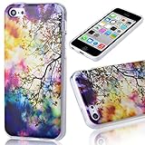 ［SmartLegend］ iPhone5C対応 ソフトケース　TPU材質 シリコンケース　☆欧米に人気！カラフル　フォンケース　携帯カバー　アイフォン５ｃケース　キャラクター　美しい　カッコイイ　花